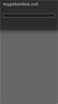 Mobile Screenshot of mypetonline.net